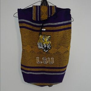 PURPLE AND GOLD WITH TIGER & LSU EMBROIDERED. Unique.